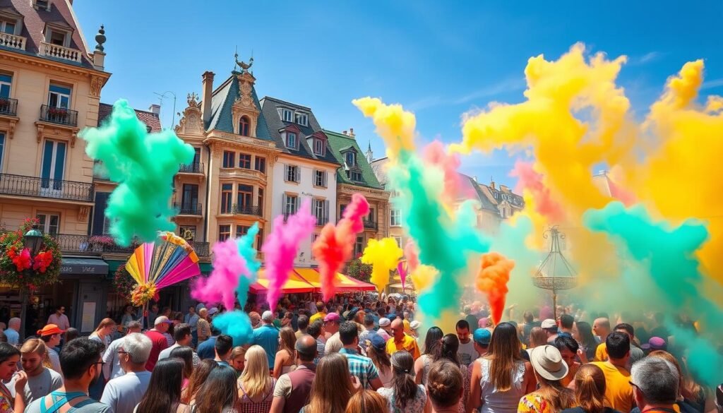 Festivals de couleurs en France