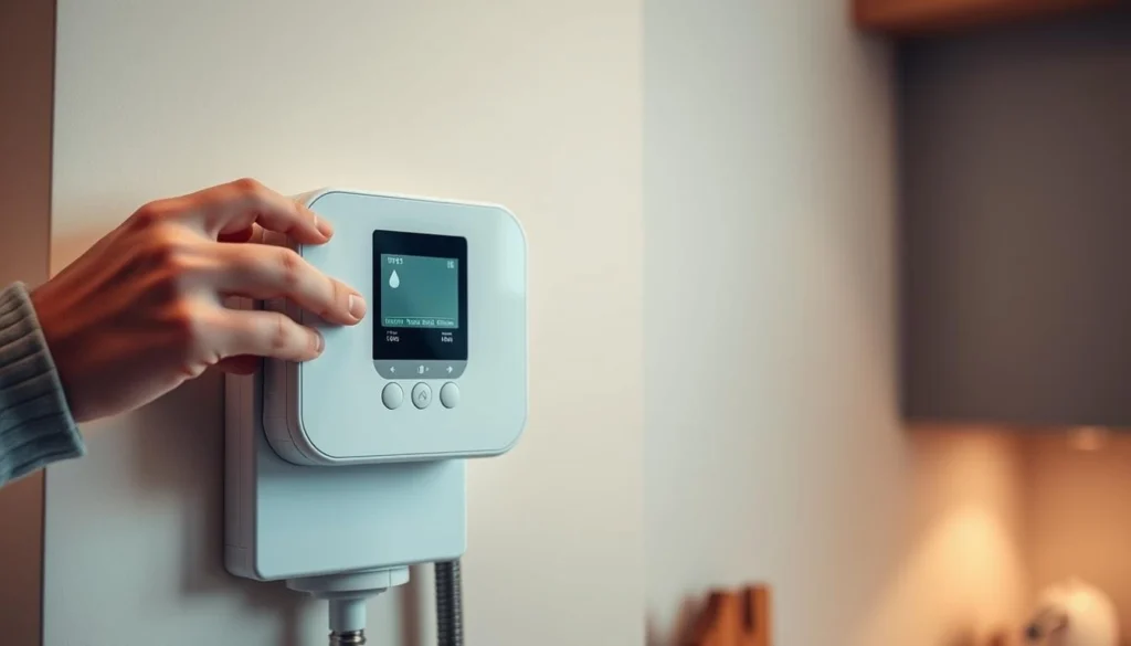 Installation contrôleur chauffe-eau intelligent
