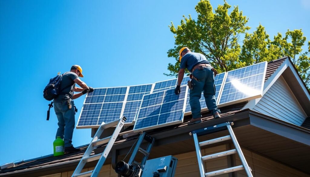 Installation photovoltaïque EDF ENR