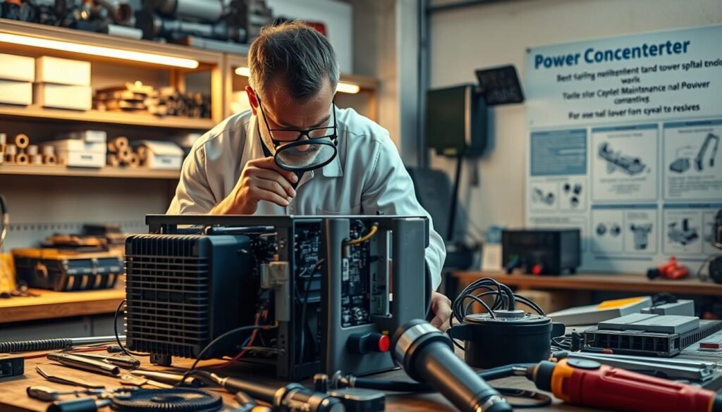 Maintenance convertisseur de tension