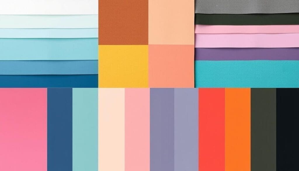 Palette de camaïeux de couleurs tendance 2023