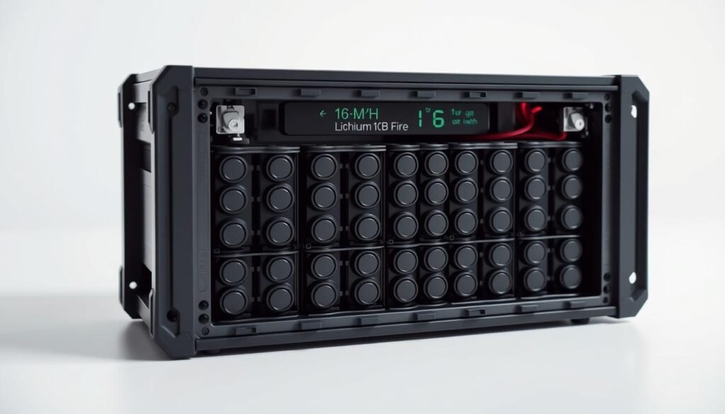 Sécurité batterie lithium 16 kWh