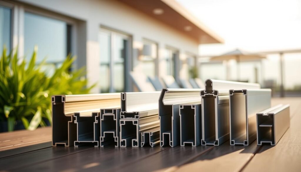 Sélection de profilés aluminium pour terrasse