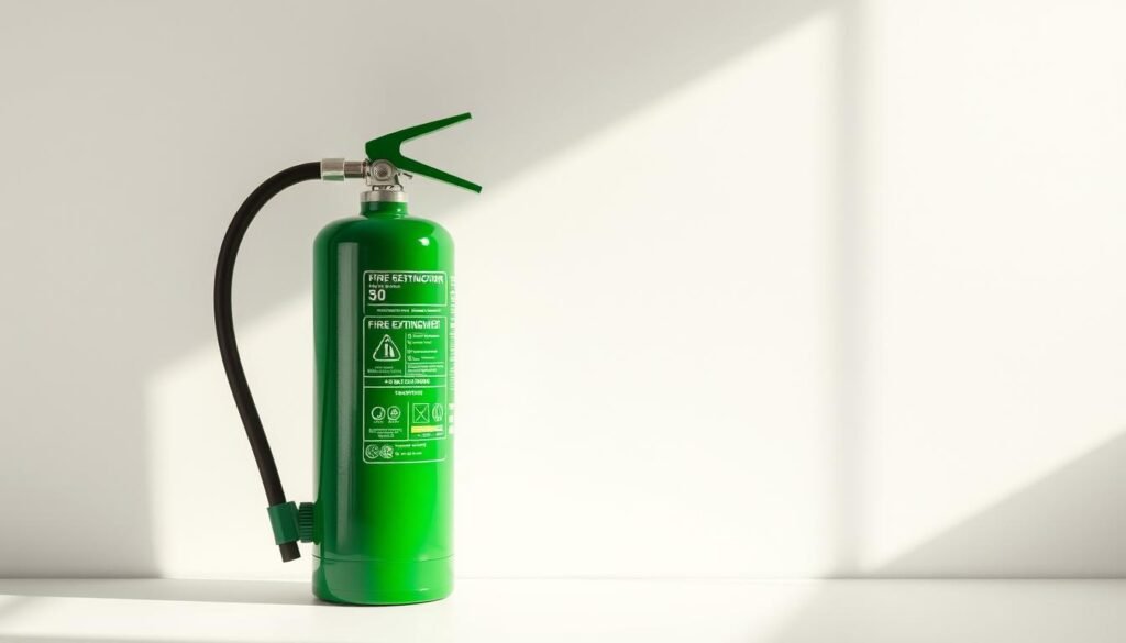Sélection extincteur vert sécurité incendie