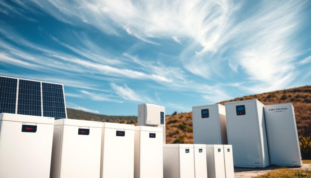 Système de stockage solaire moderne
