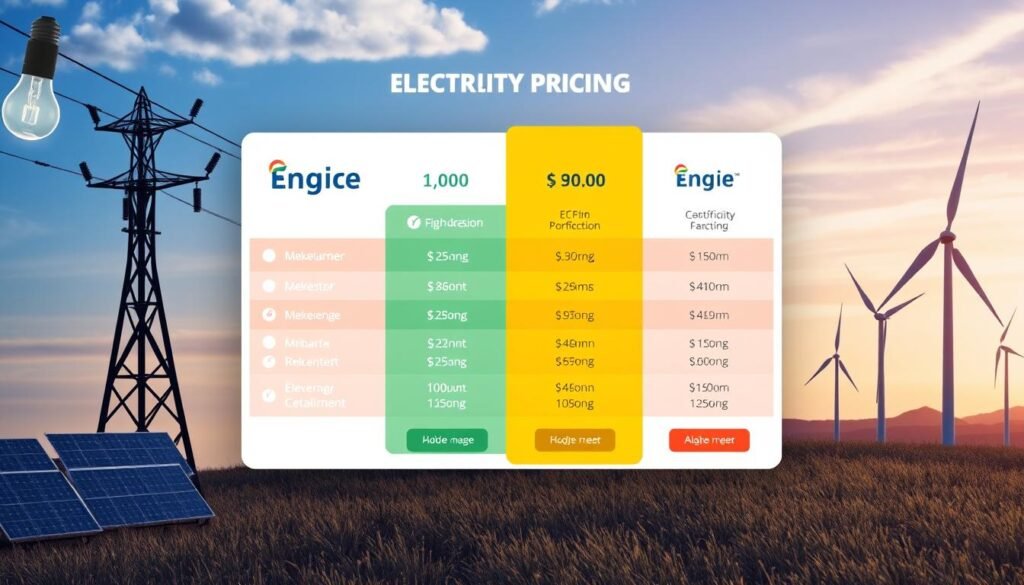 Tarifs électricité Engie