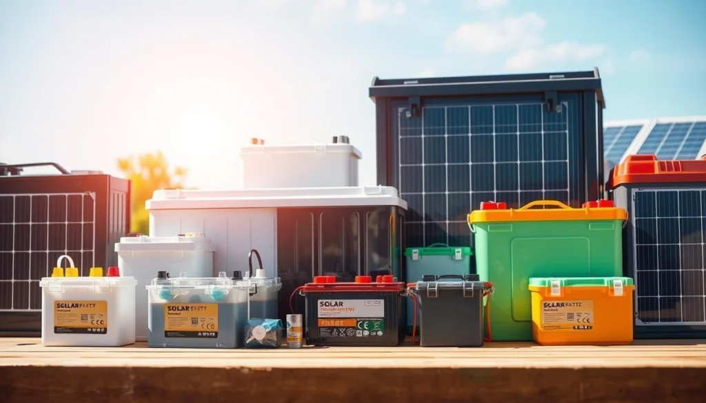 Types de batteries solaires Types de batteries solaires