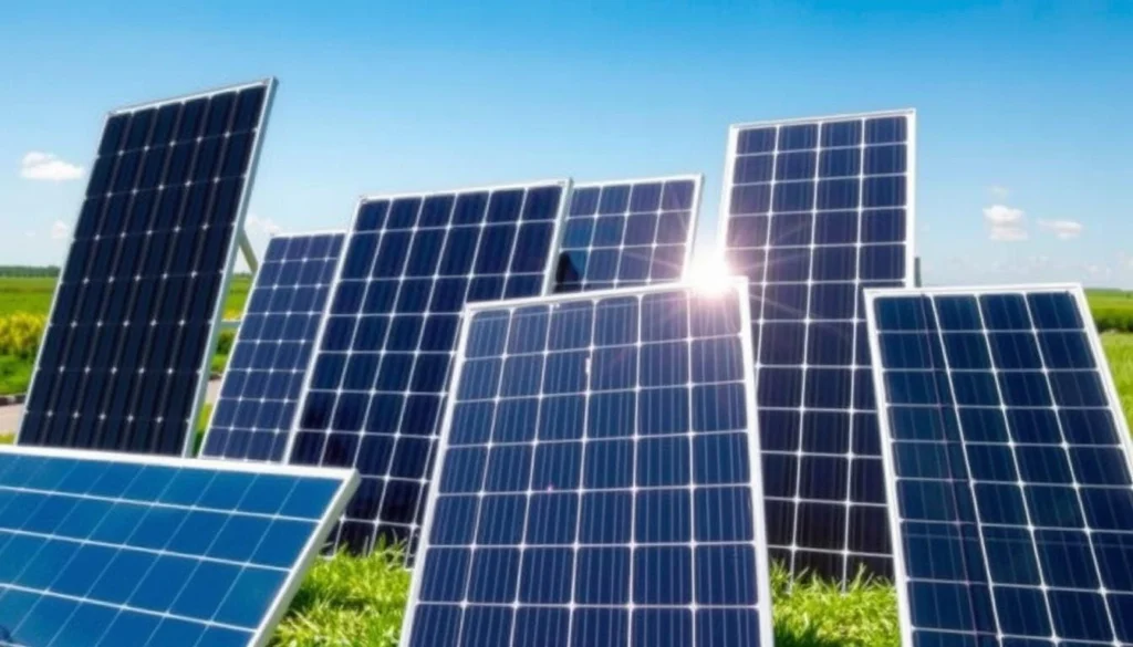 Types de panneaux solaires photovoltaïques