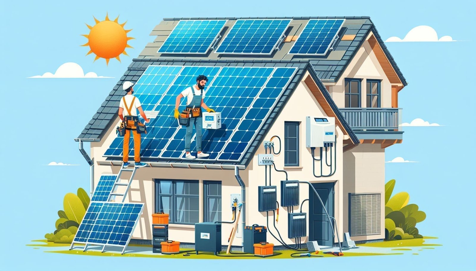 comment installer un systeme solaire photovoltaique de 6 kw