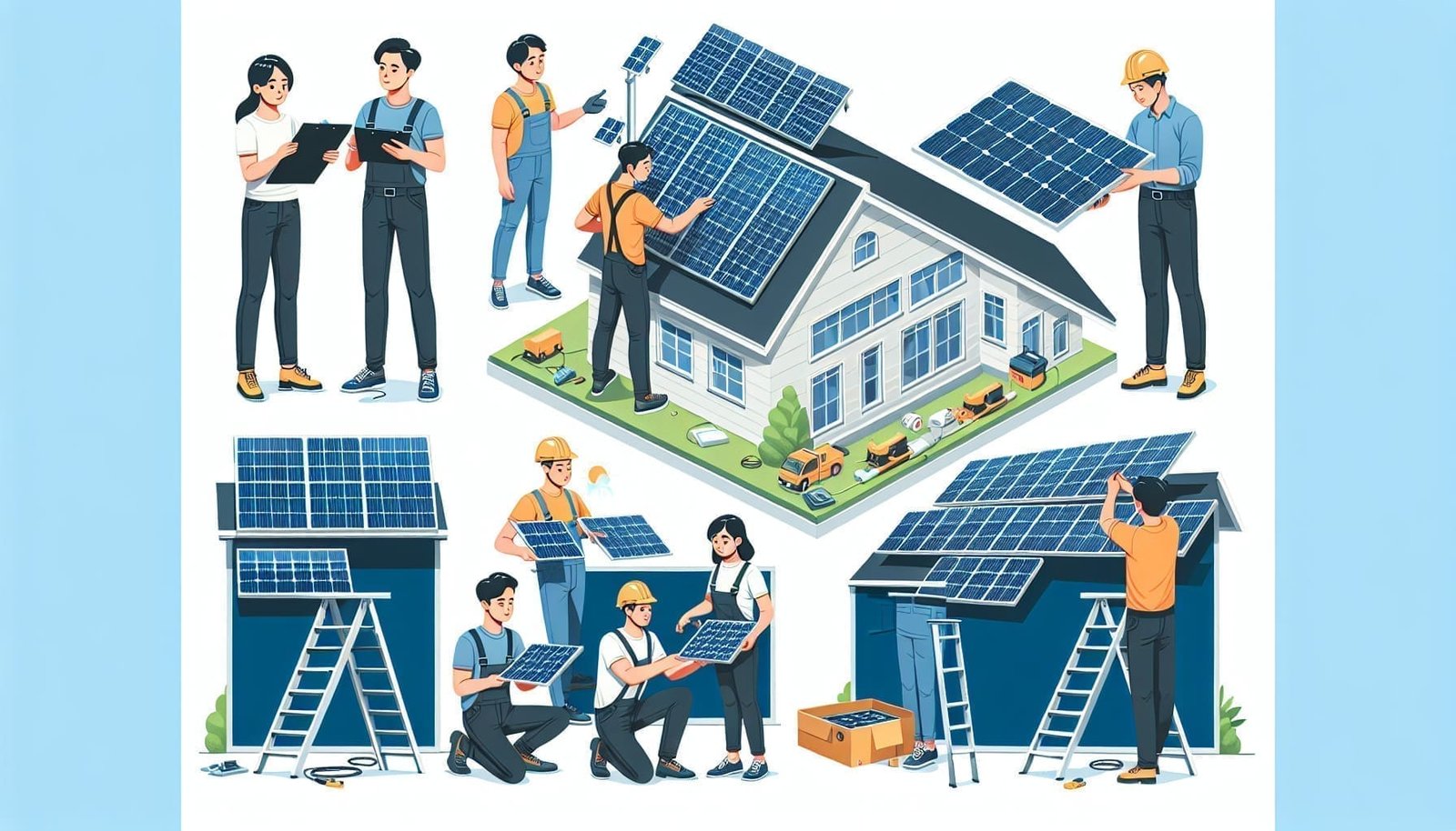 guide dinstallation de panneaux solaires domestiques