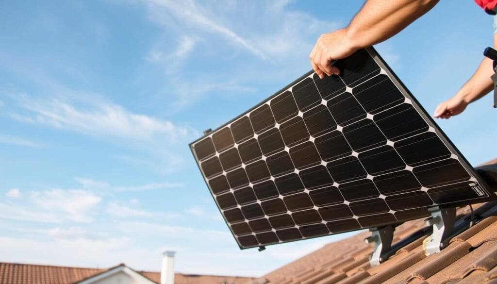 installation panneau solaire flexible