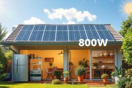 que peut-on alimenter avec un panneau solaire 800w