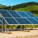 support panneau solaire au sol