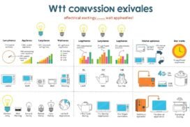 tableau de conversion watt