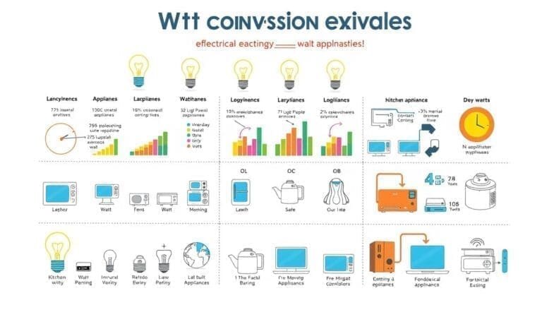 tableau de conversion watt