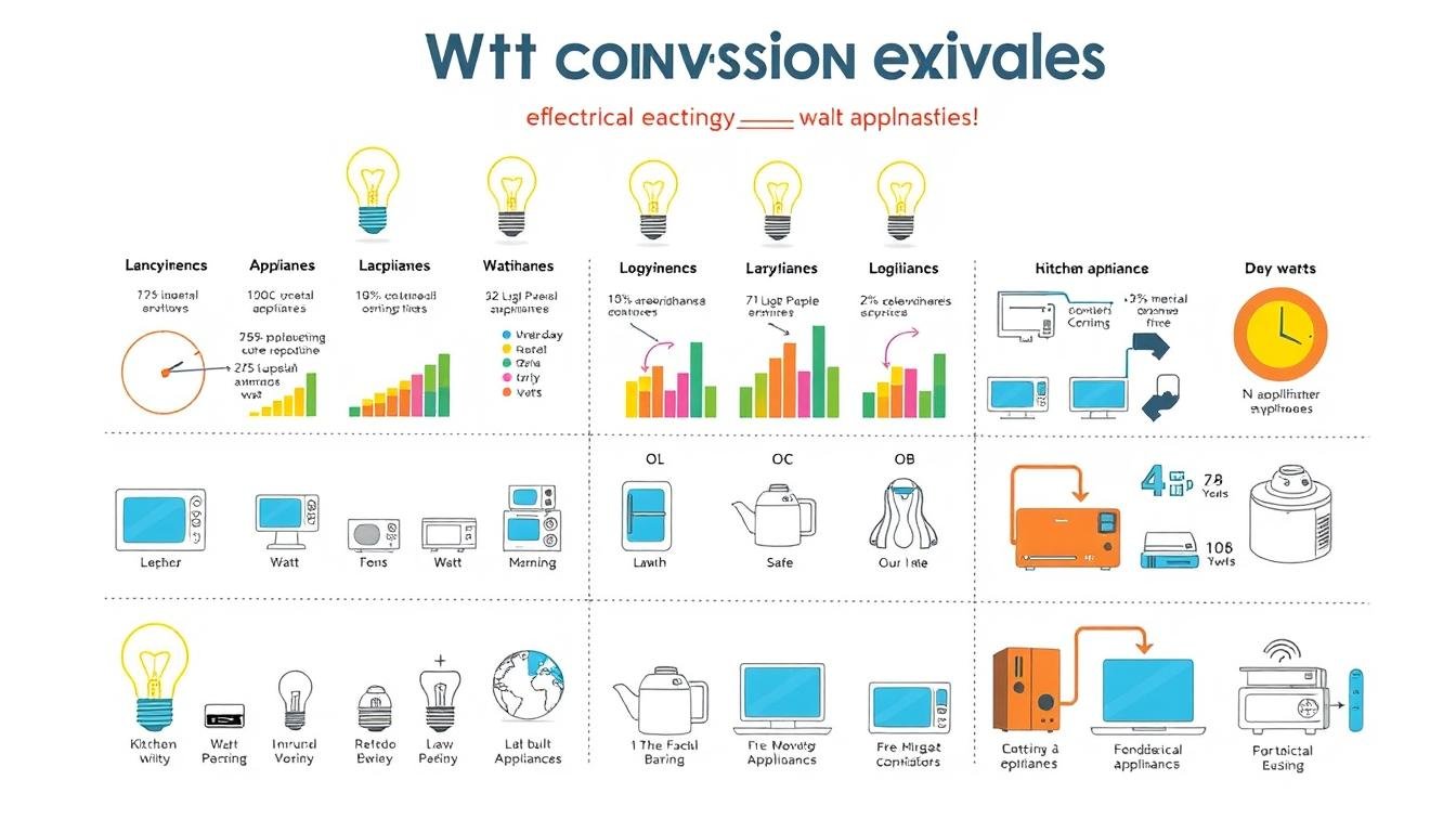 tableau de conversion watt