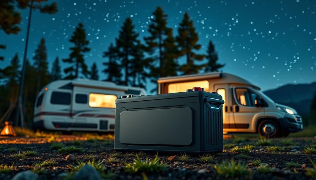 Batterie lithium camping car