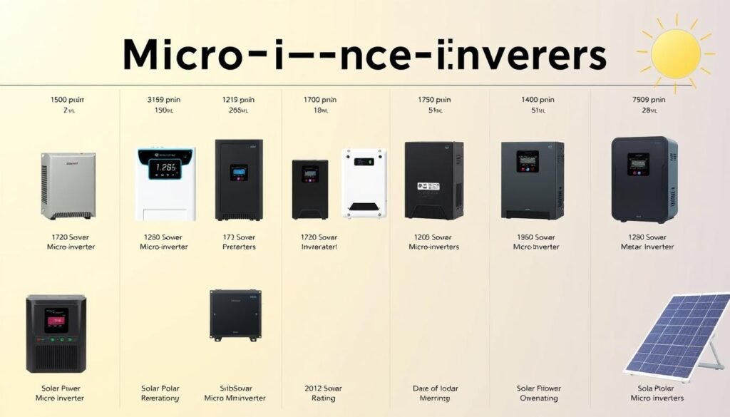 Comparaison des micro onduleurs