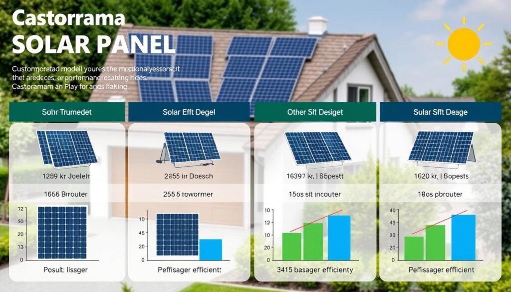 Comparaison des panneaux solaires Castorama