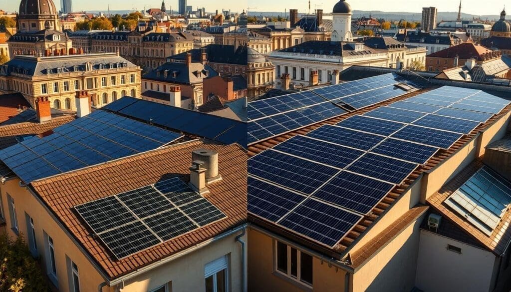 Comparaison panneaux photovoltaïques Saint-Étienne