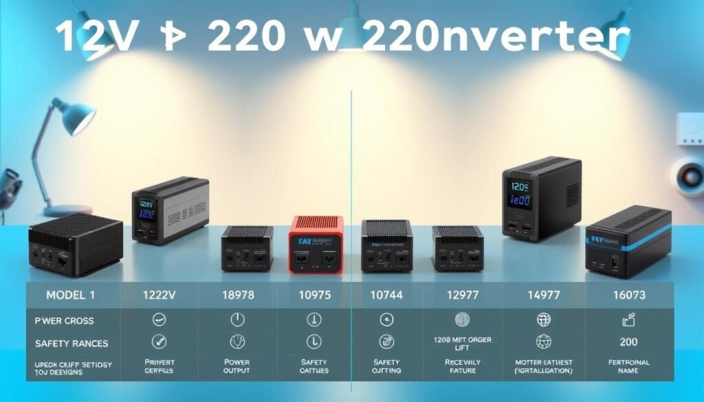 Comparatif Convertisseurs 12v 220v