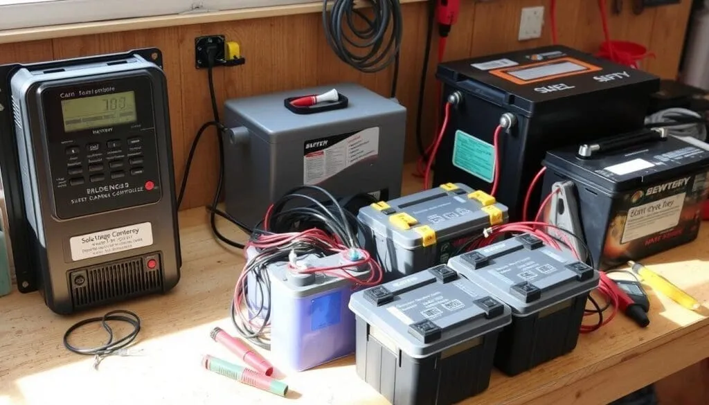 Composants batterie solaire