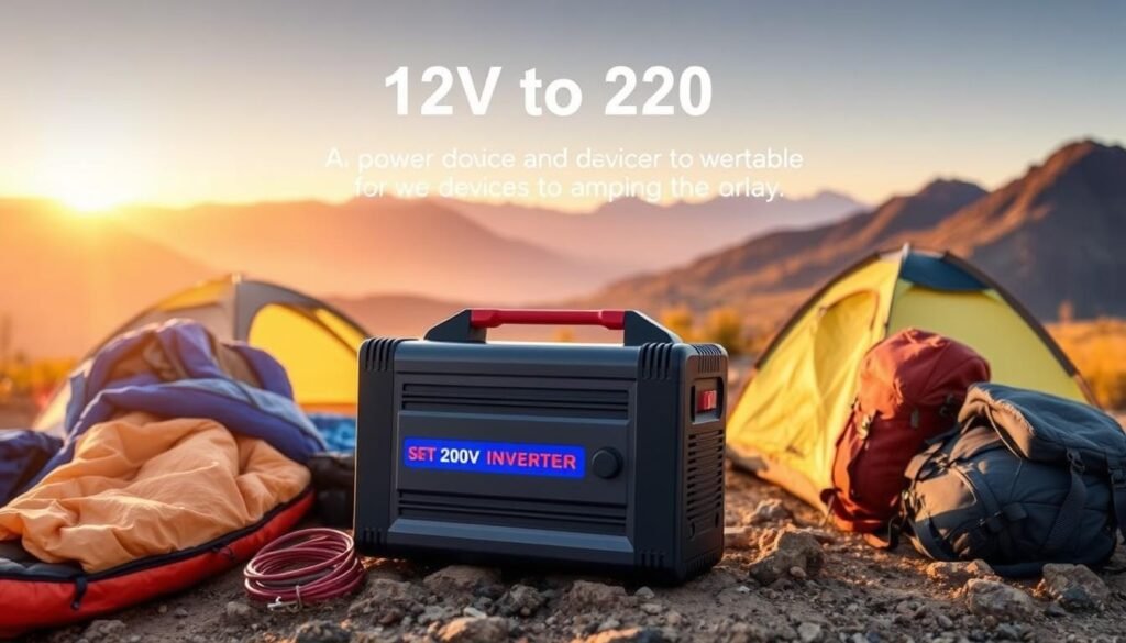 Convertisseur 12v en 220 pour voyage