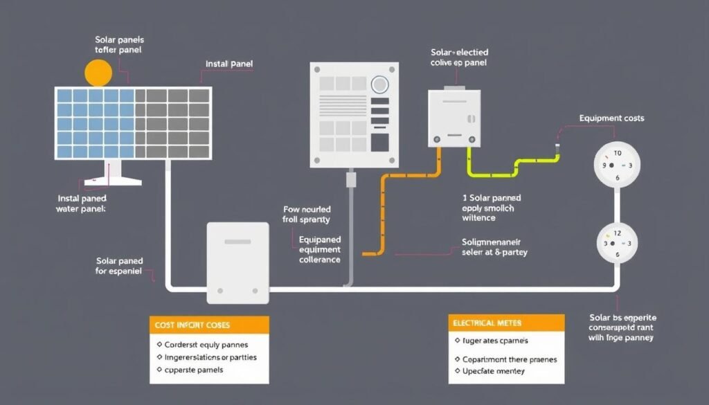 Coûts de raccordement électrique solaire