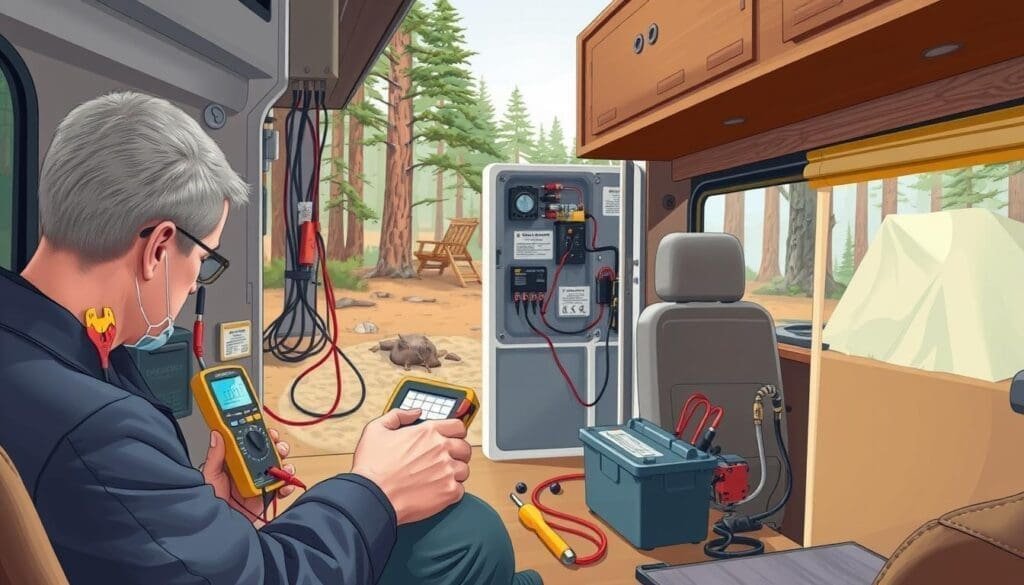Dépannage installation électrique camping-car