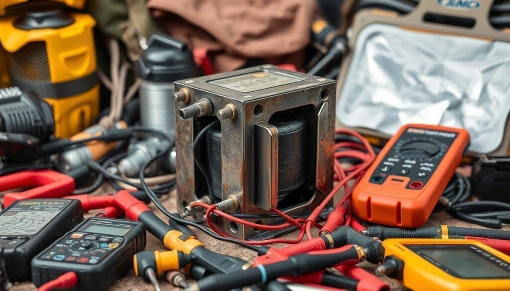 Diagnostic des problèmes de transformateur 12V 220V