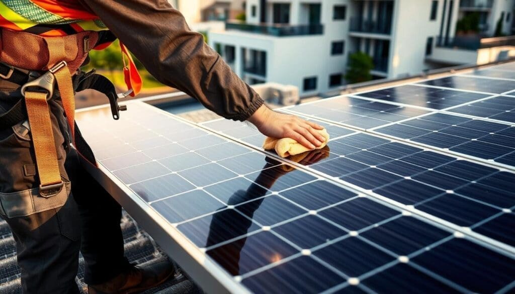 Entretien des panneaux solaires