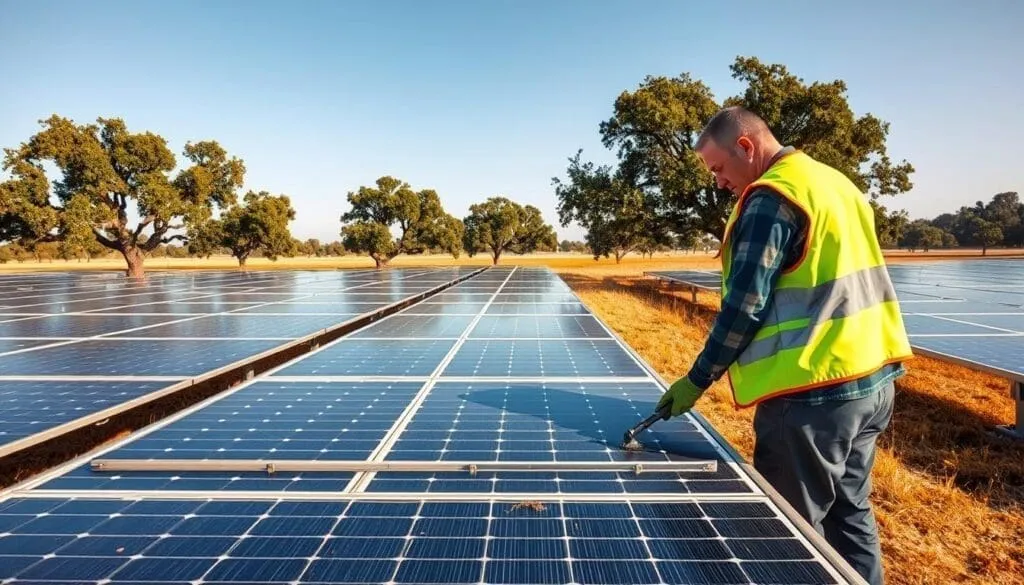 Entretien des panneaux solaires