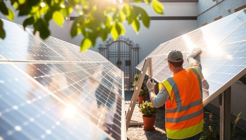 Entretien des panneaux solaires à Saint-Étienne