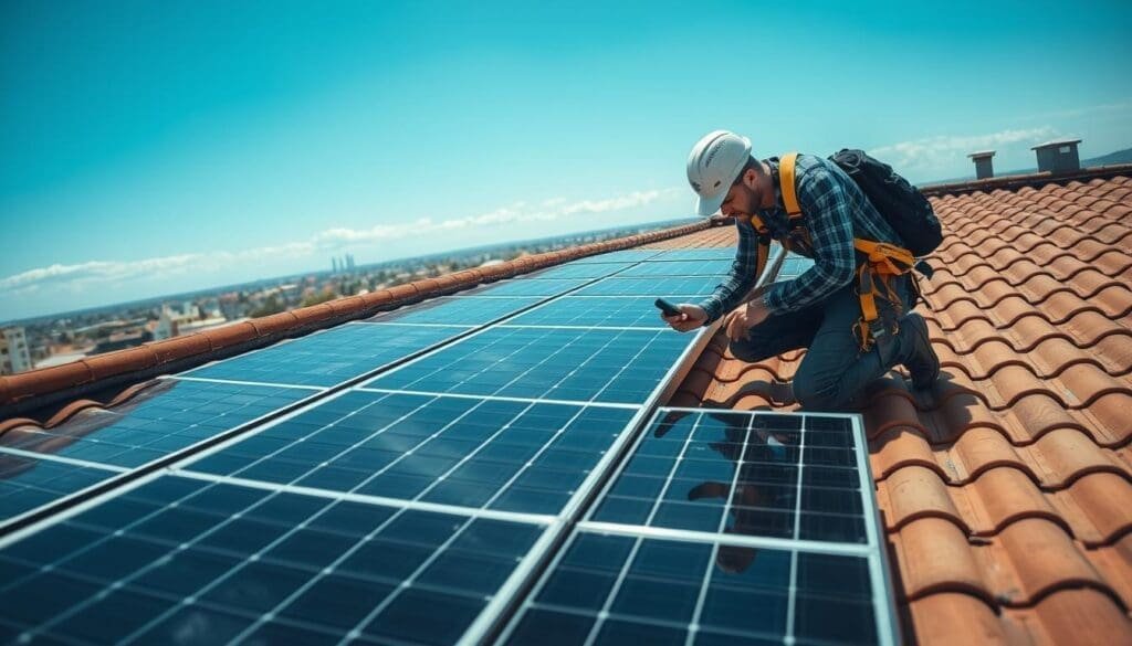 Entretien panneaux solaires