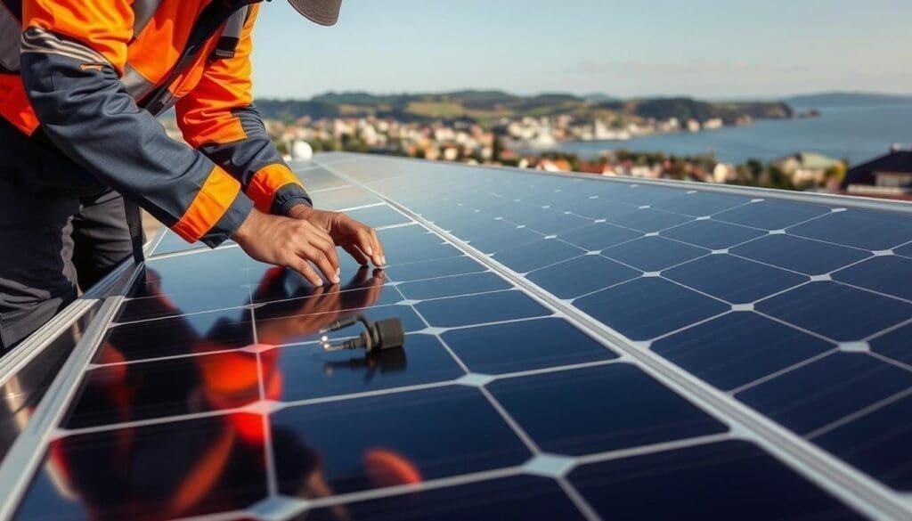 Entretien panneaux solaires Brest