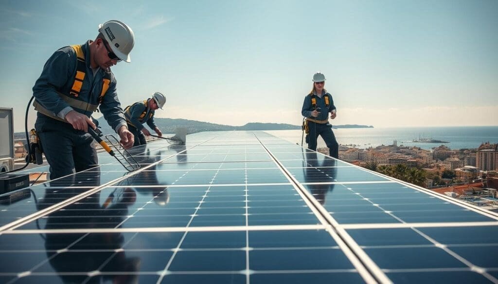Entretien panneaux solaires Cannes