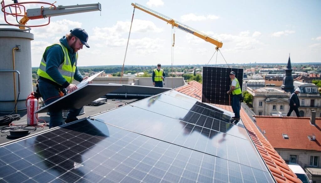 Étapes d'installation de panneaux solaires à Orléans