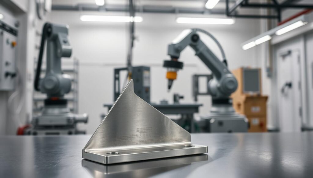 Fabrication équerre inox processus industriel