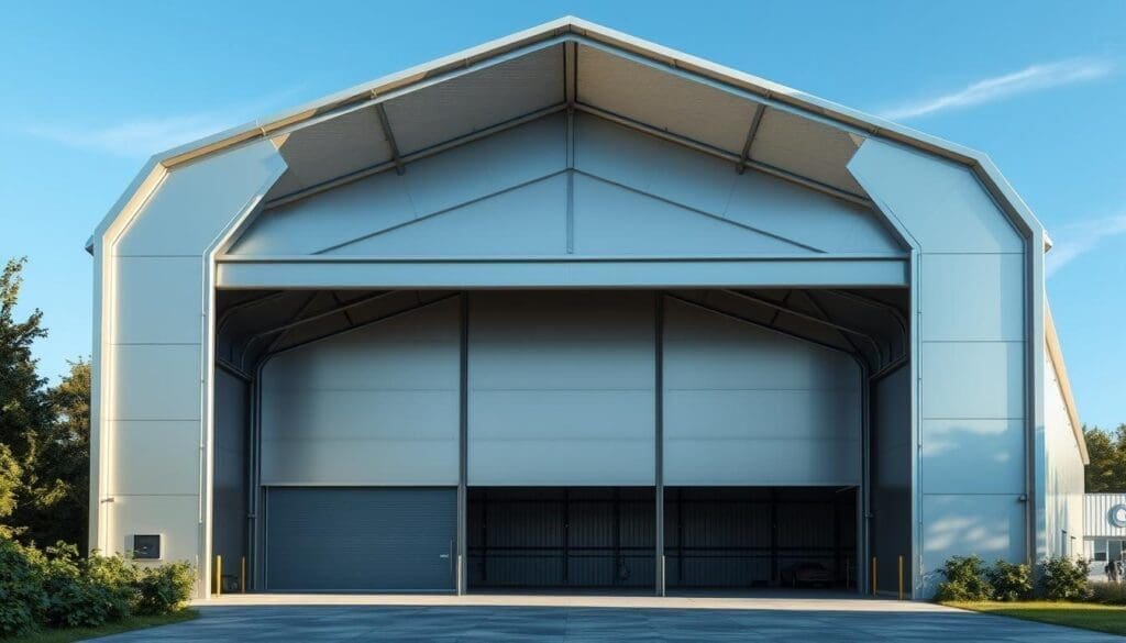 Hangar métallique isolation