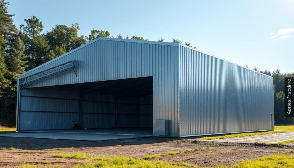 Hangar métallique isolé prix