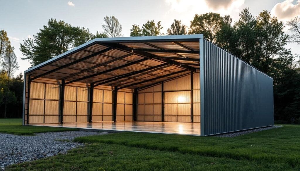 Hangar métallique isolé rentable