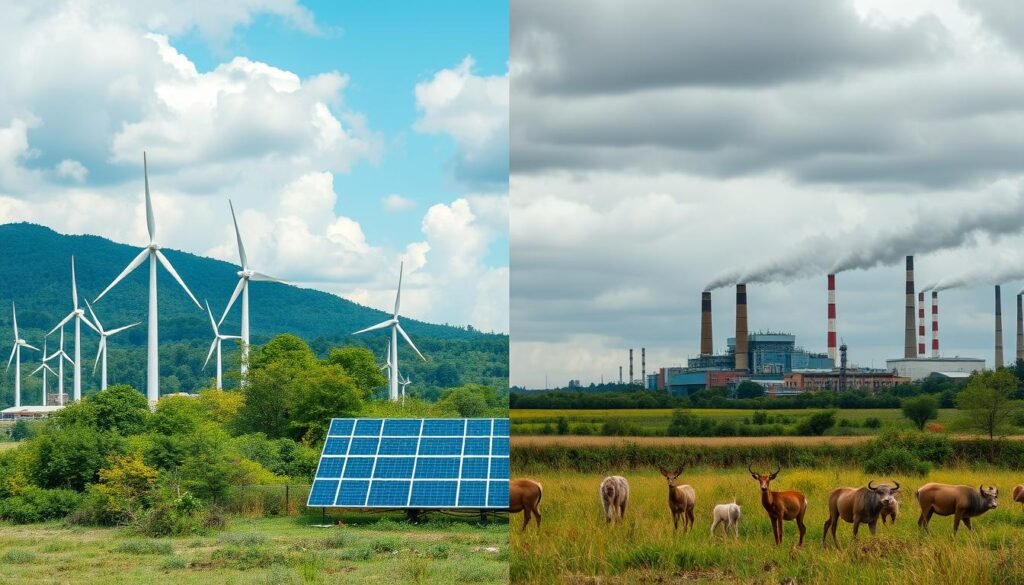 Impact environnemental des fournisseurs d'énergie