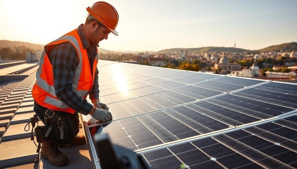 Installateur panneaux solaires Saint-Étienne
