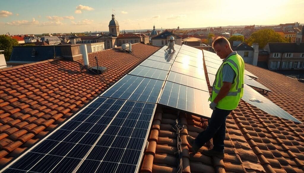Installation de panneaux photovoltaïques à Caen