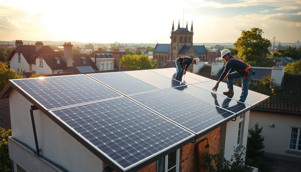 Installation de panneaux solaires à Angers