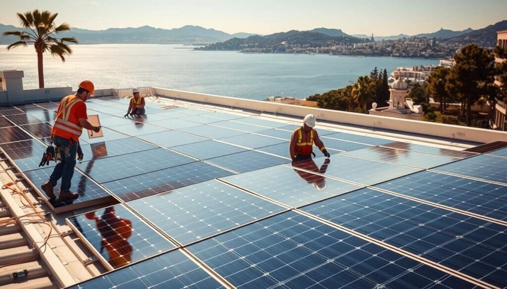 Installation de panneaux solaires à Cannes