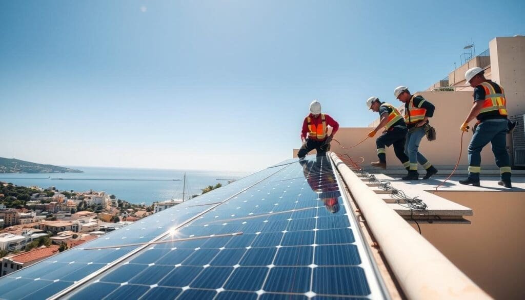 Installation de panneaux solaires à Cannes