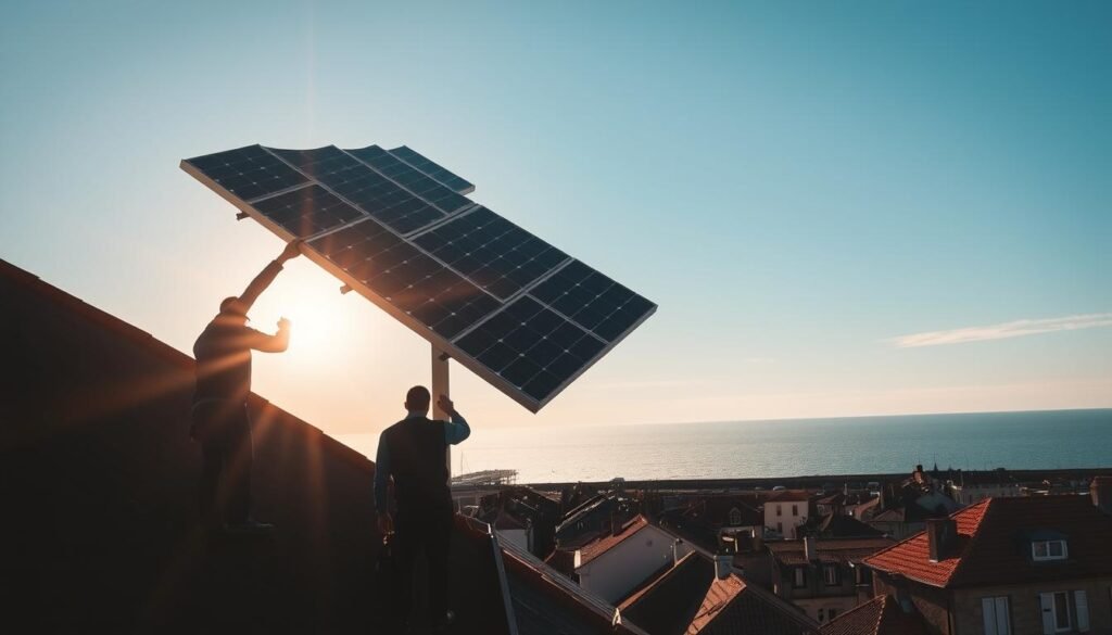 Installation de panneaux solaires à La Rochelle