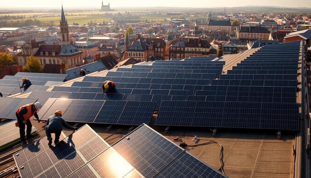 Installation de panneaux solaires à Limoges