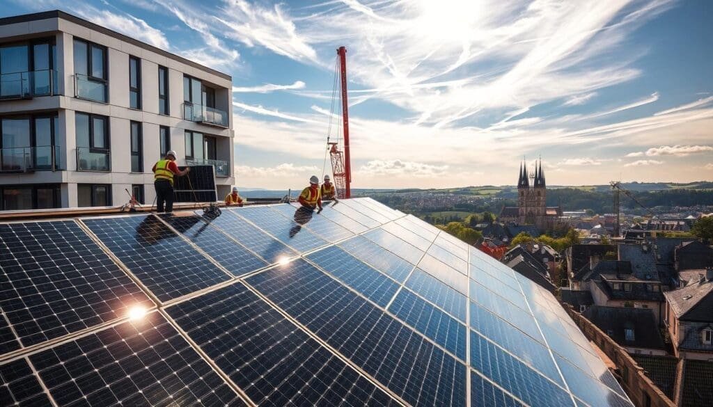 Installation de panneaux solaires à Limoges